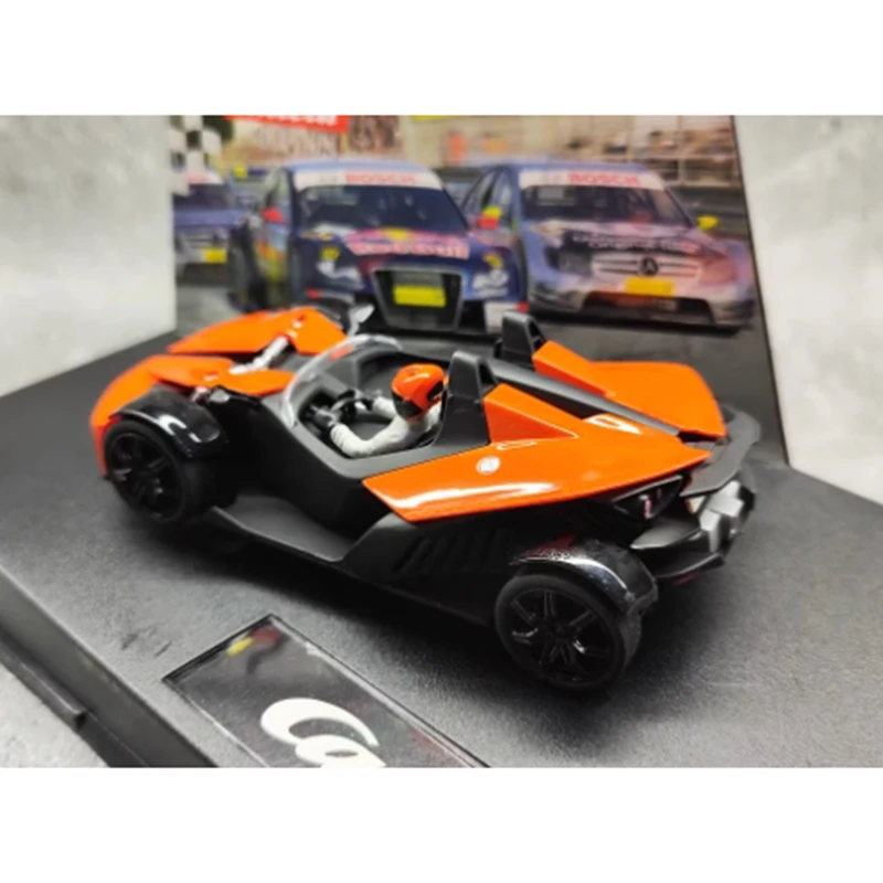 دييكاست 1:32 مقياس المسار سباق السيارات البرتقال سبيكة سيارة نموذج الكبار جمع ثابت عرض لعبة مركبة هدية عيد