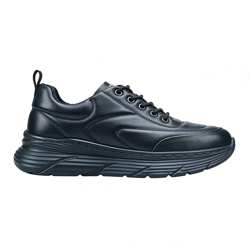Athletic Genuine Leather Shoes Men Fashion Casual Original Sneakers Comfortable Designer Sport Running Walking High Quality 45