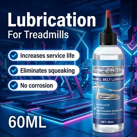 Treadmill Lubricant 100% Silicone Belt Oil Universal Maintenance Lube Home Gym Fitness Machine Reduce Friction & Noise