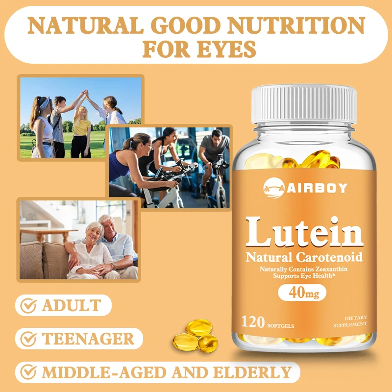 Lutein 40mg - Supports Eye Health and Relieves Eye Fatigue