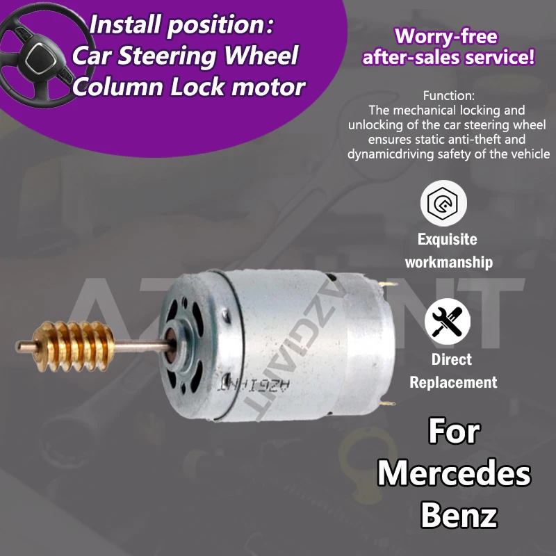 

AZGIANT A2034621130 For Mercedes Benz SLK Class R171 SLK300 SLK350 2004-2007 Car Steering Column Lock motor 36341152 3E4766