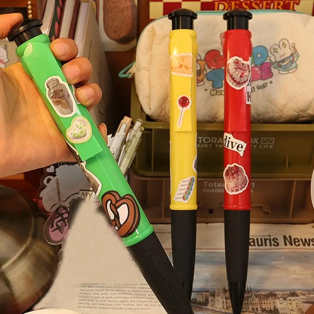 New Plastic Big Ballpoint Pen Large Fun Gift Oversize Writting Pen Novelty Toy Props Toys Huge Neutral Pen School Office