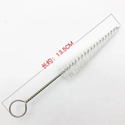 Cleaning Brush for Saxophone Mouthpiece, Metal Handle, Bristles Tools, Clarinet, Alto, Tenor, Soprano, Sax, Flute, Trumpet