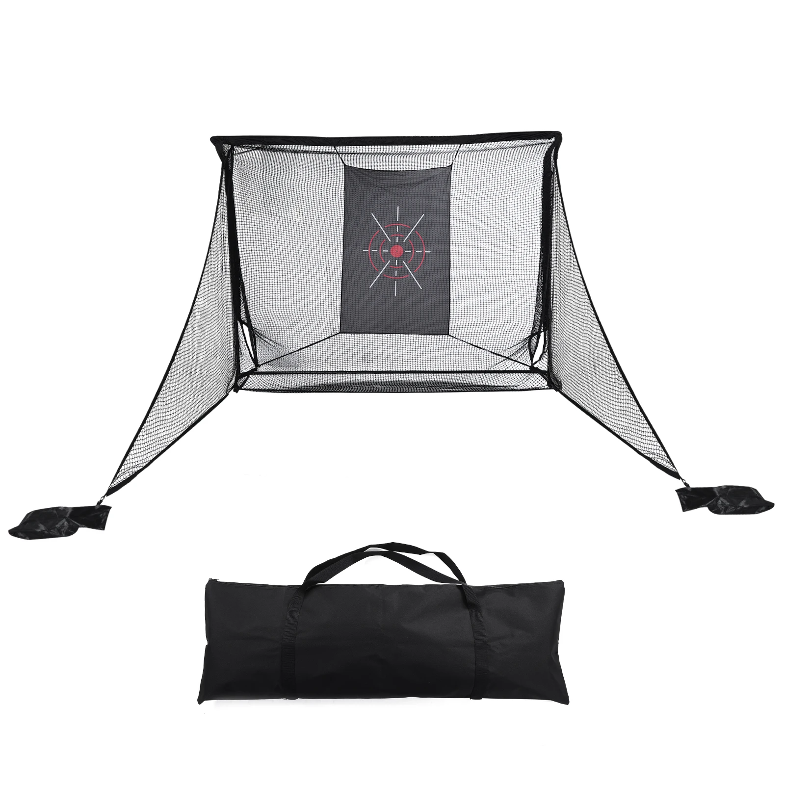 

Сетка для отработки ударов 10x7 футов с боковыми барьерами и мишенью для гольфа, для отработки ударов на заднем дворе/в гараже