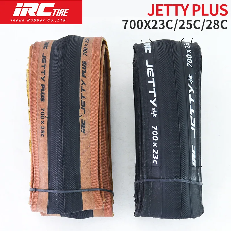 IRC Japan JETTY PLUS Skinwall Color Road Bicycle Tires 700x23/25/28C Ultralight Folding Bike Tire 280g