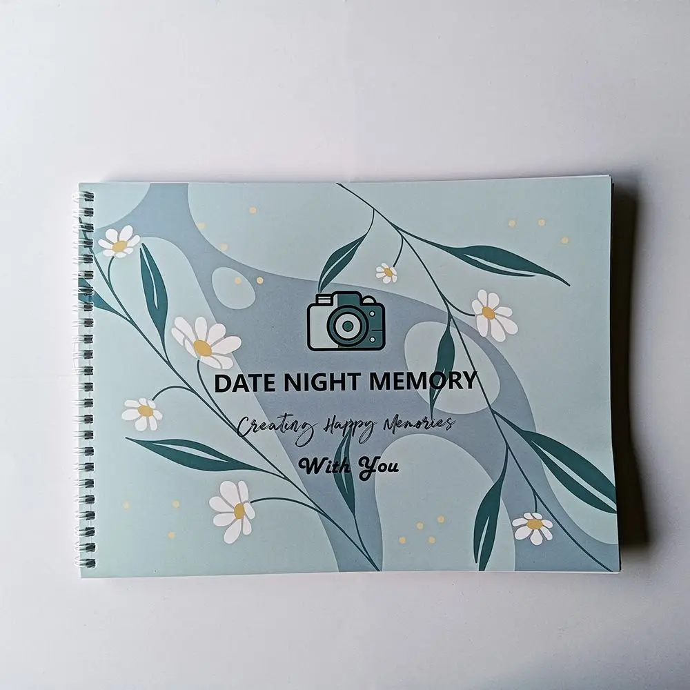 Creative Paper Date Night Memory Couple Gifts With Scratch Layer Date Night Record Album Couple Private Notepad