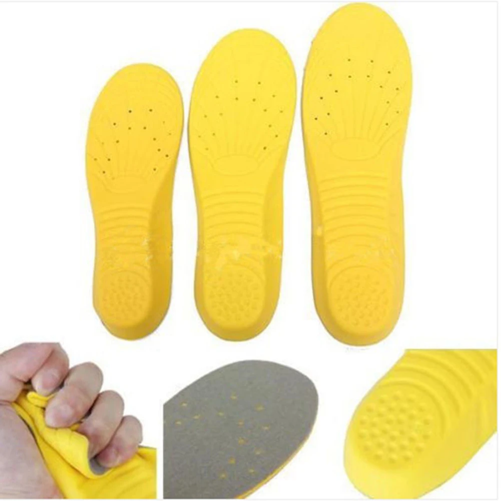1Pair Orthotic Arch Insert Insole Slow Rebound Sport Shoes Mat Soft Elastic Breathable for Men Women Shoe Accessories