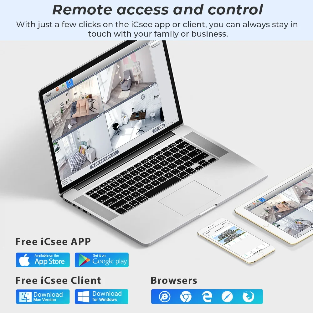 Reobiux Wifi PTZ Camera 8MP Dual Lens IP Cam Outdoor Surveillance CCTV Security Protection Dual Lens Camera With ICsee App