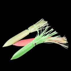 1pc 30cm Luminous Squid Skirts Soft Rubber Octopus Lures Octopus Fishing Lure pesca Trolling Saltwater Bait for Tuna