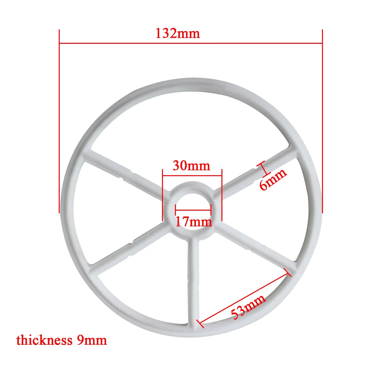 Imagem -03 - Spider Gasket Piscina Filtro de Areia Sobressalentes Válvula Desviadora Brach Multipor 12.8 13.2 13.5 cm