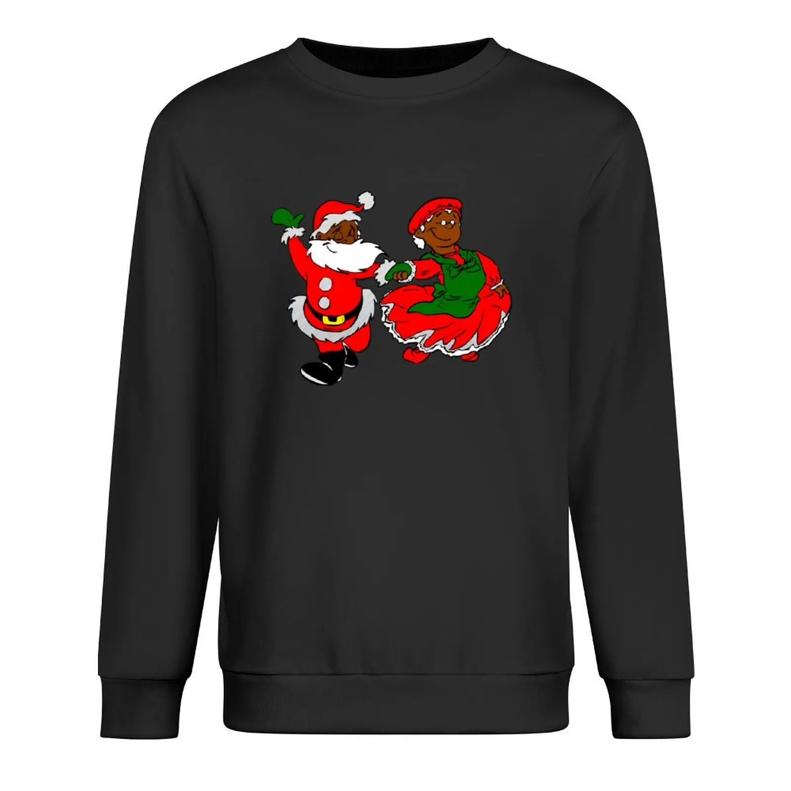 

black santa mrs claus Pullover autumn clothes tracksuits men's winter sweater anime clothing hooded sweatshirt
