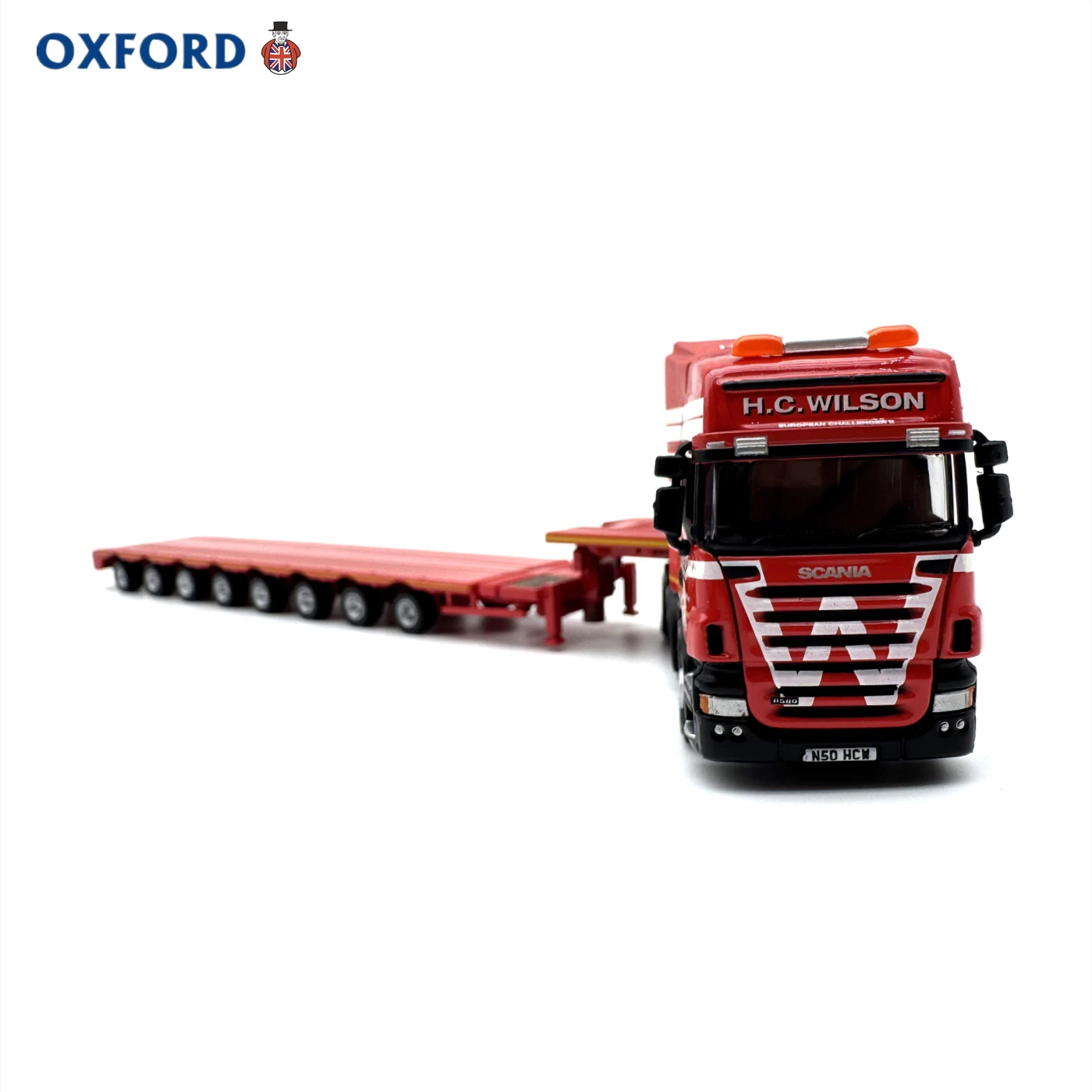 Nuovo In Magazzino Oxford 1:76 Scania Multi-Asse Rimorchio Semi-Rimorchio Camion In Lega Auto Pressofuso Ornamenti Giocattoli Personalizzati Kid Regalo Di Natale
