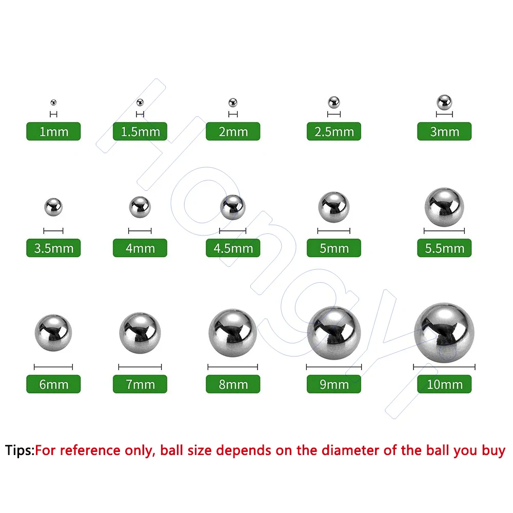 304 الفولاذ المقاوم للصدأ الصلبة السلس كرات مستديرة 1 مللي متر 2 مللي متر 3 مللي متر 4 مللي متر 5 مللي متر 6 مللي متر 7 مللي متر 8 مللي متر 9 مللي متر 10 مللي متر محامل الدقة الأسطوانة الخرز