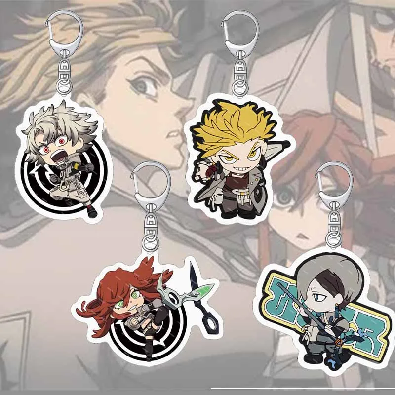 

Q Version Acrylic Keychain for Gachiakuta Zanka Nijiku Amo Empur Backpack Pendant Anime Decoration Exquisite Collection Gift Toy