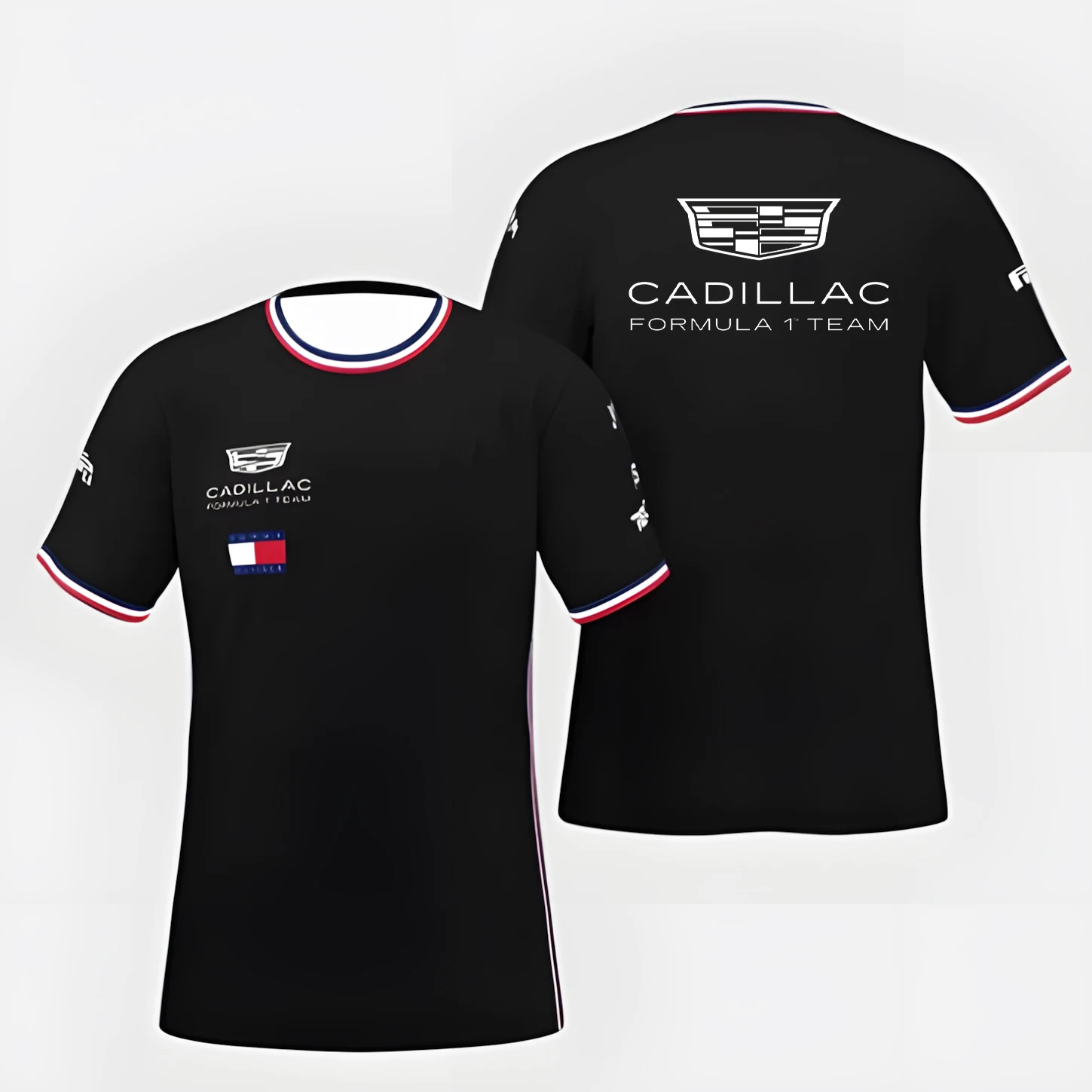 Cadillac Racing Team Outdoor Extreme Sports Speed Drying Breathable T-shirt PEREZ 11 Driver Followers Oversized Short Sleeve image 5