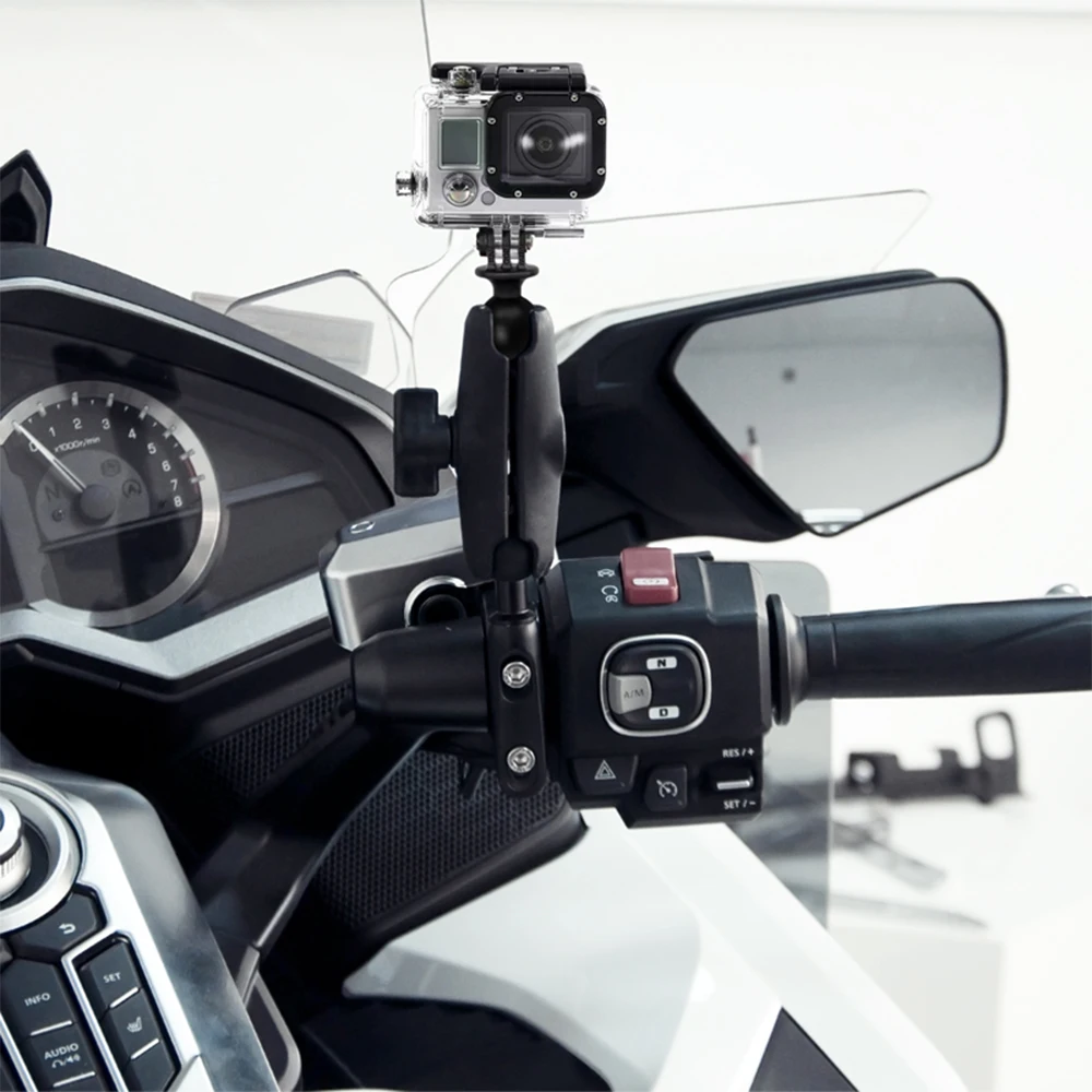 PANICAL 17mm Universal Ball Head Mobile Phone GPS Bracket Mount for Honda Gold Wing BMW Harley Indian Motorcycles accessories