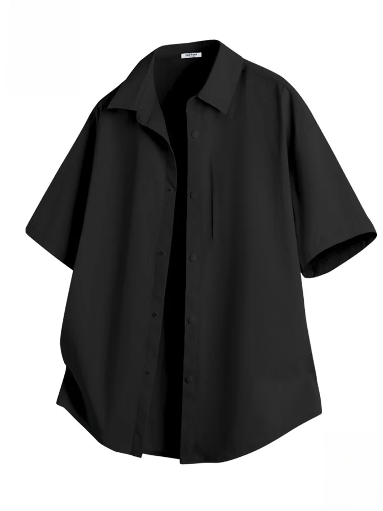 

Bla Ice Silk ort Sve irt Men's Summer Faionable Sun Protection Large Mouth Monkey T-irt Loose Fit You...