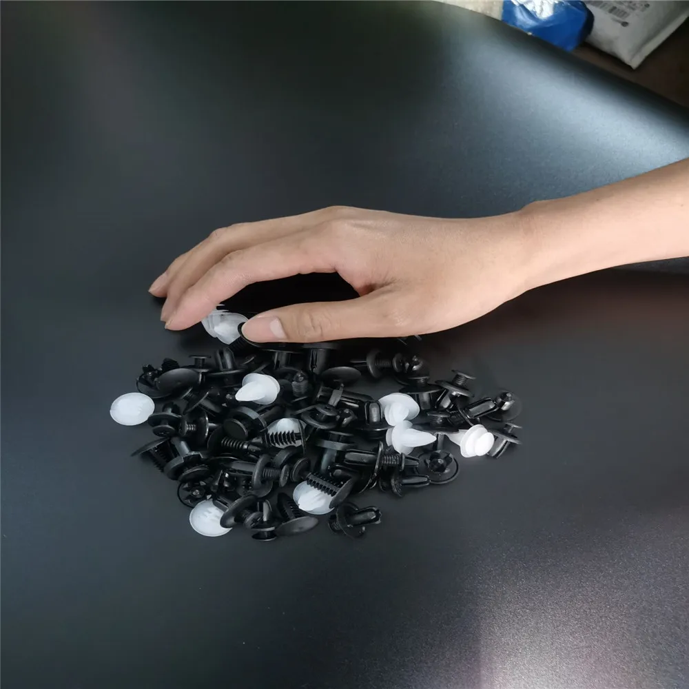60pcs Auto Fastener Clip Mixed for Fiat 500 600 Tipo Punto stilo Freemont Cross Coroma Panda Idea Palio