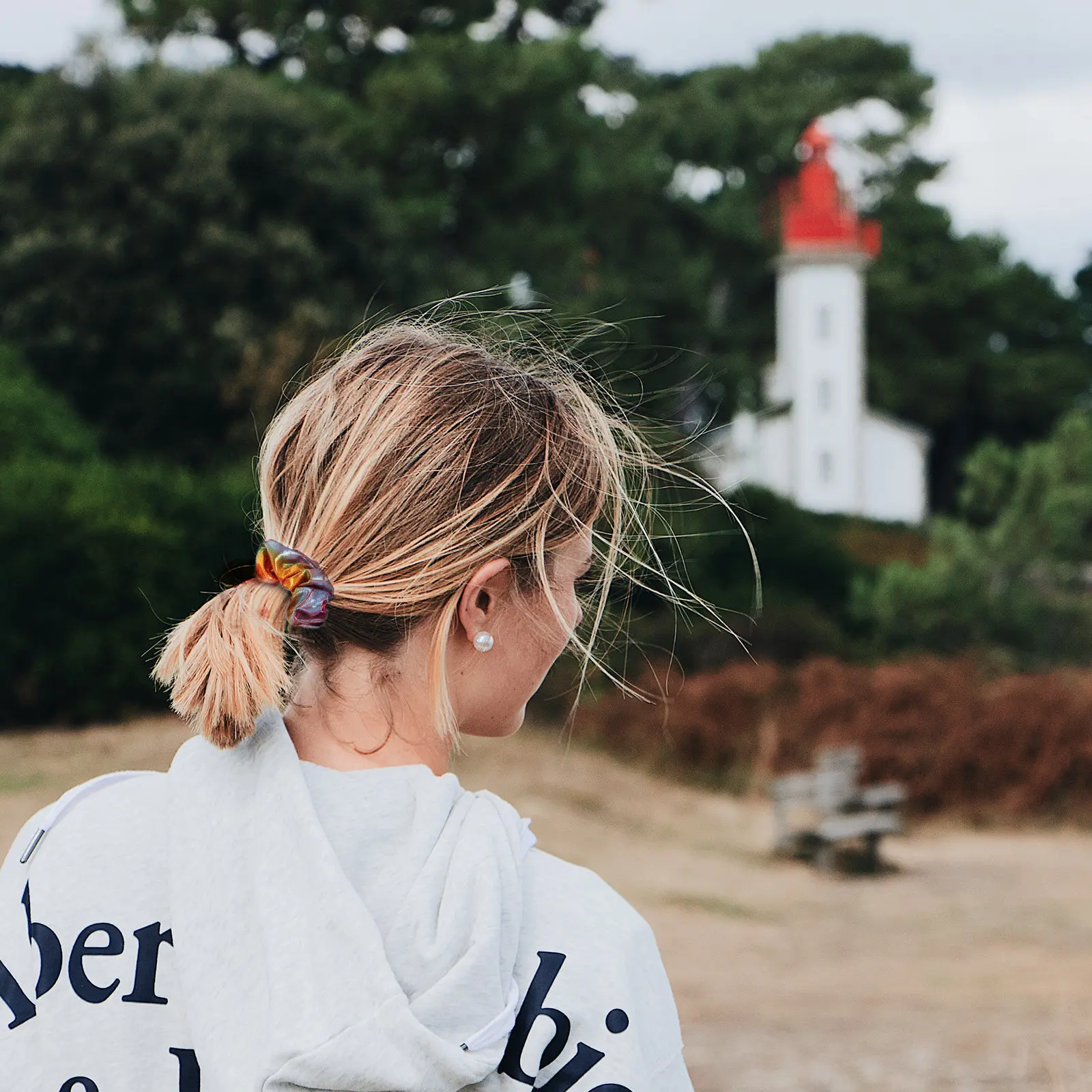 

10Pcs Gradation Color Hair Ties Elastic Ponytail Holder Bands Mixed Color Hair Accessories for Women Fashion Hand Ornament