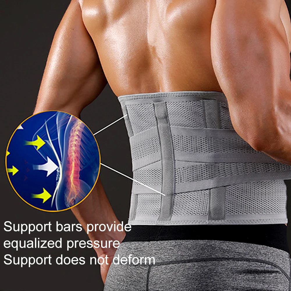 Tcare Orthopedic Waist Back Support Belts Waist Trainer Corset Sweat Brace Trimmer Ortopedicas Spine Support Pain Relief Brace