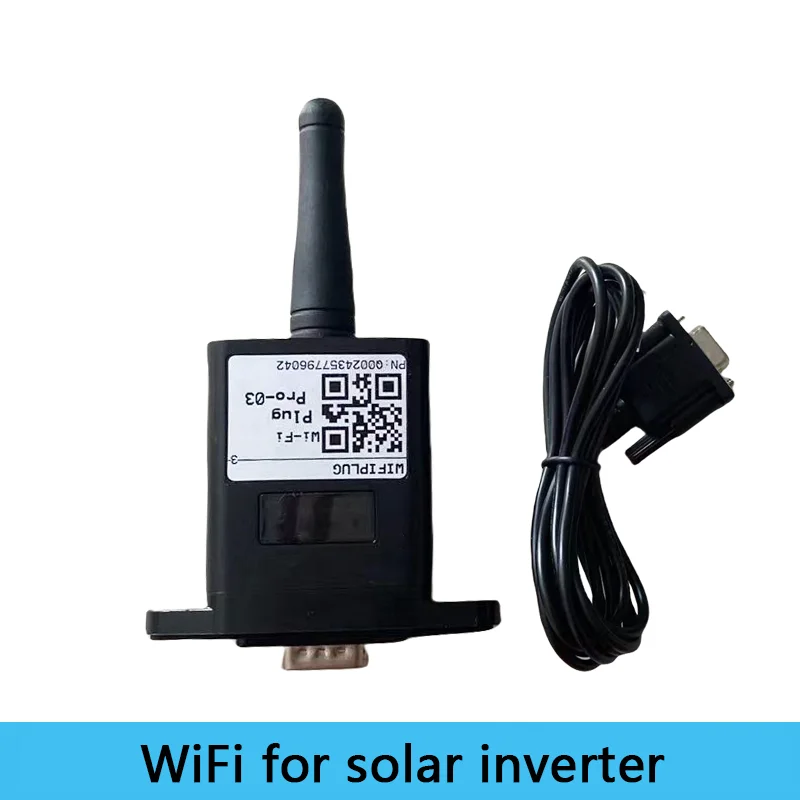 Can collect solar hybrid inverter data, WIFI wireless collector, wireless remote monitoring communication cable data