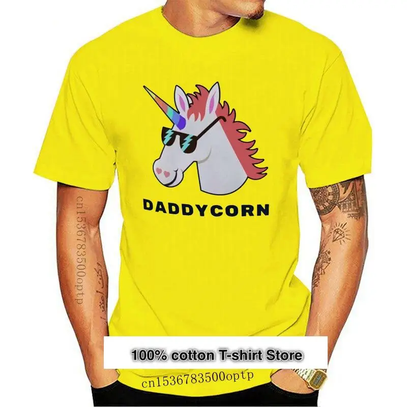 Camisa del Día del Padre, camiseta divertida de Daddycorn, camiseta gráfica Unisex, camiseta divertida de regalo