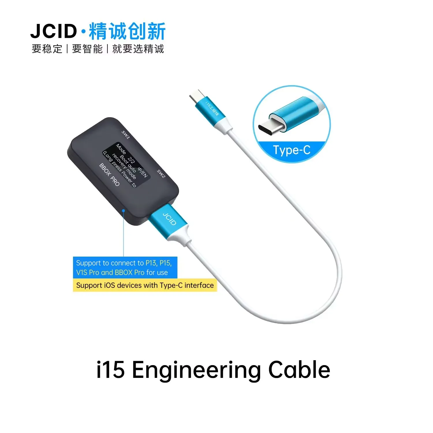 Jc-iphoneおよびipad用の非抽出nandプログラマー,iphoneおよびipad用のjc B-BOX pro ios A7-A11 dfu紫モード,mini 3互換,書き込みおよびロック解除,wifiおよびsn