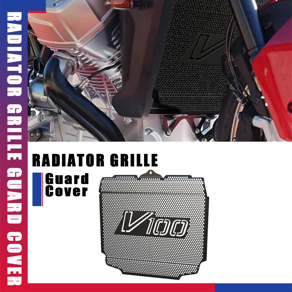 

Motocycle Radiator Guard Engine Cooler Grille Cover Protection Motocycle Accessories For Moto Guzzi V100 Mandello S 2023 2024