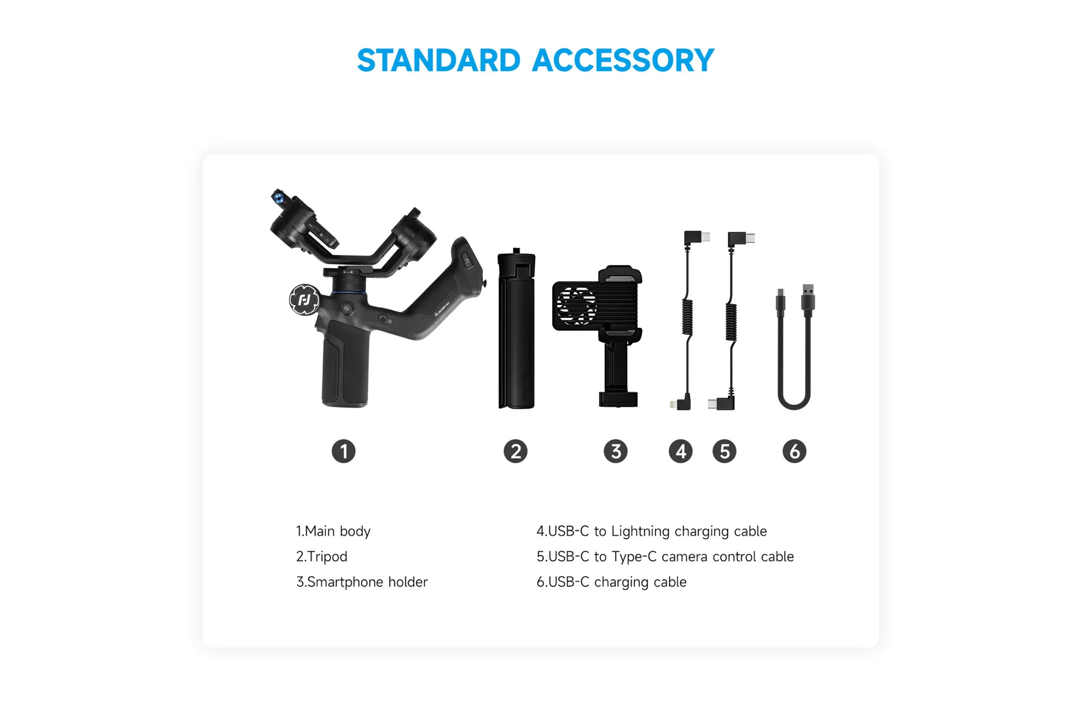 FeiyuTech SCORP Mini 3 Gimbal-Stabilisator für Smartphone, integriertes AI-Tracking-Modul, Lüfter, 2 kg Nutzlast mit integriertem Griff – Detail 13