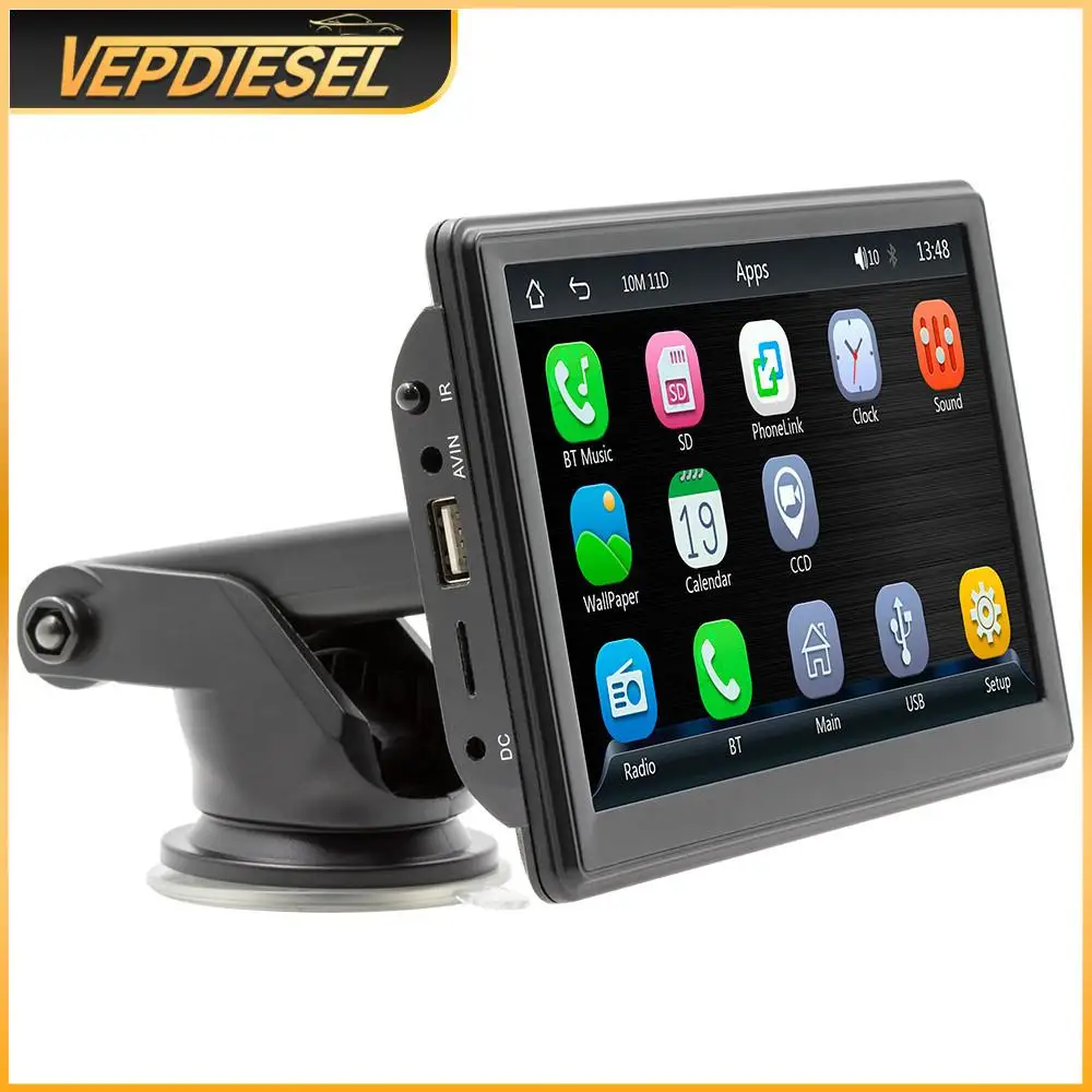 1PC Portable Wireless Apple Carplay car radio Android Auto Car Multimedia Player 1080P IPS 7