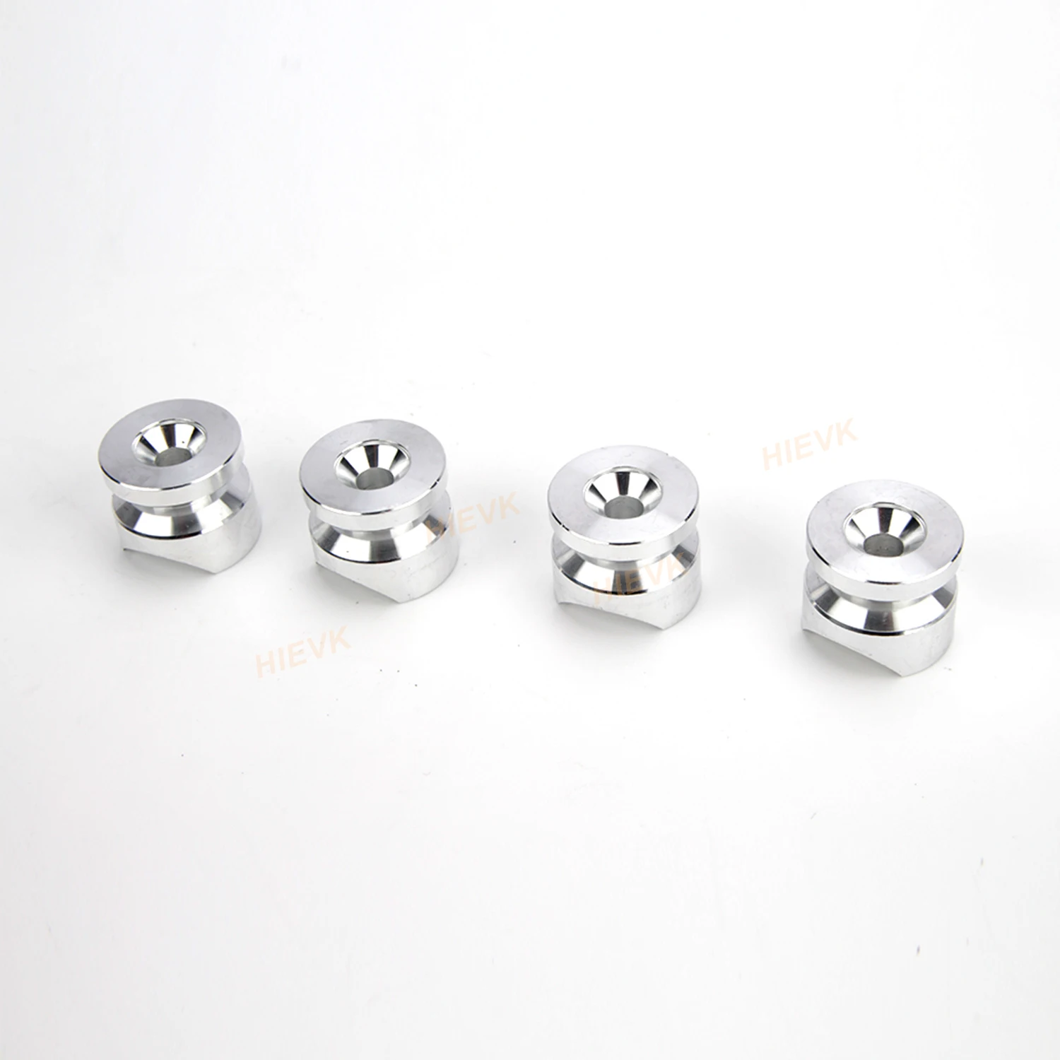 4PCS Universal Motorcycle Rear Luggage Case Tail Top Box Helmet Trunk Bracket Base Plate Bushing Pad Buckle Spacers Motor Access