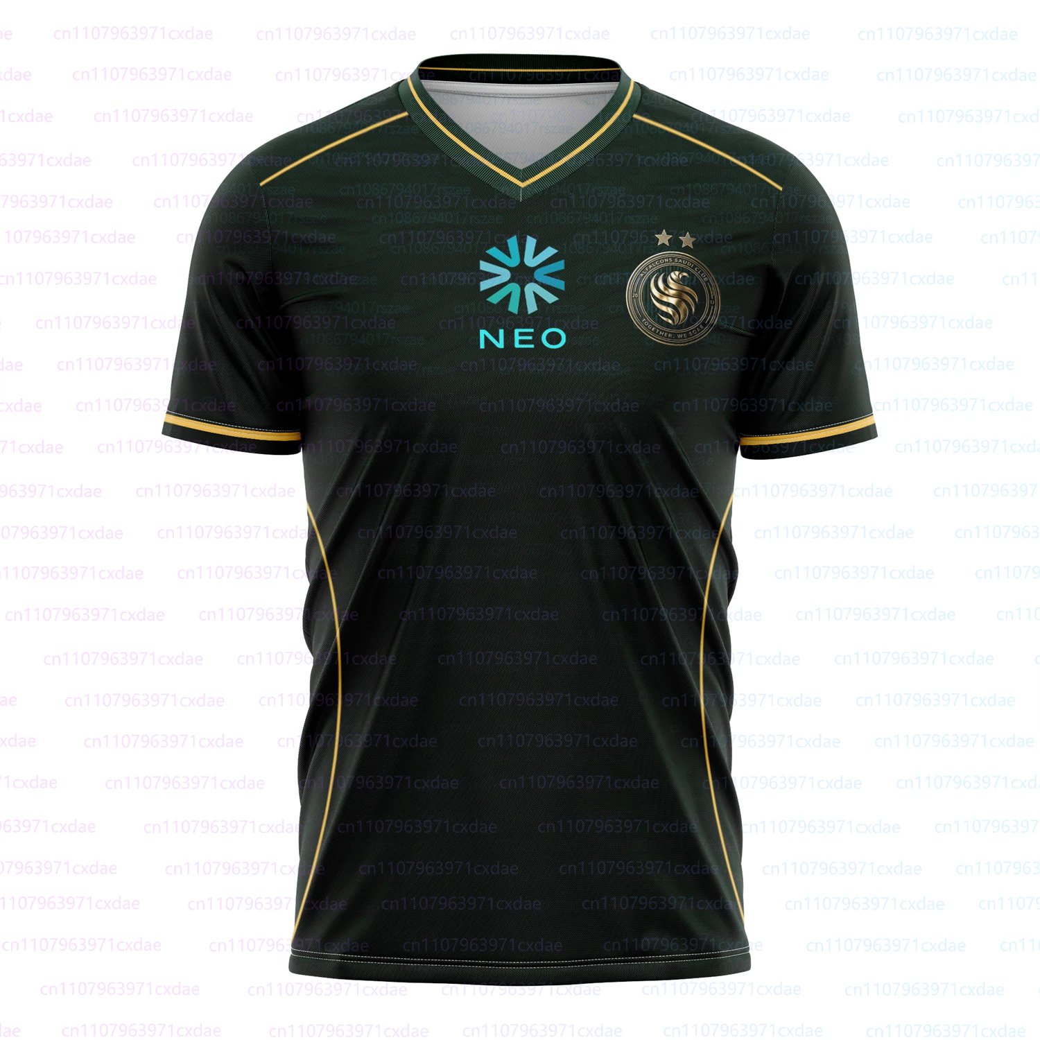 Esports Gaming Jersey Design - Team Falcons 2026 Training Uniforms CS2