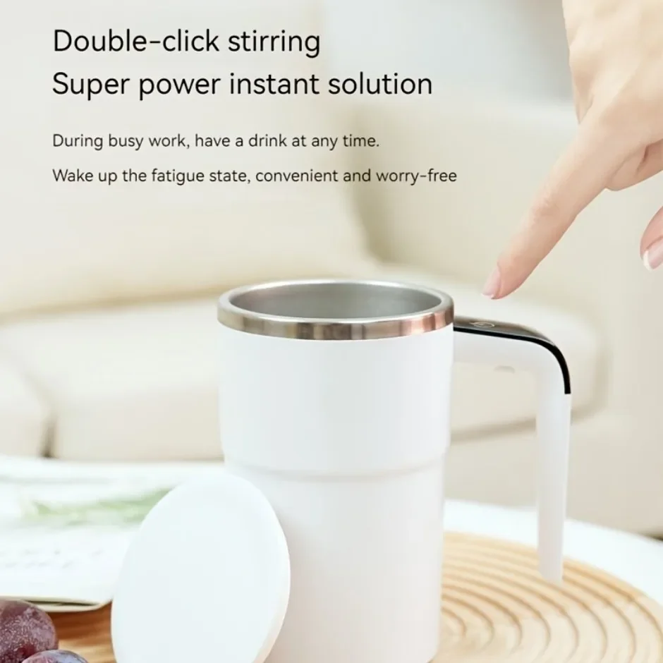 Misurazione intelligente della temperatura tazza di agitazione automatica magnetica tazza di caffè portatile elettrica tazza di agitazione proteica