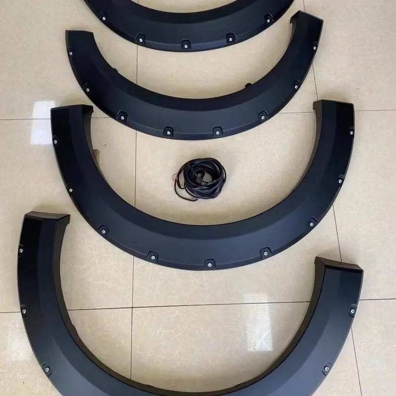 2021-2024 for F150 Wide Body Side Surround Modification Nailed Wheel Eyebrow Durable Plastic Widened Wheel Arc Leaf Plate