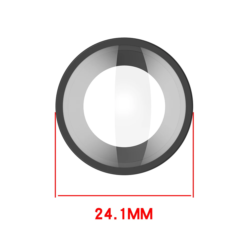 1pc Camera Lens Cover 24.1mm Curved Glass Lens Protective Cover For Insta360 GO Ultra Lens Protector Replace Accessories