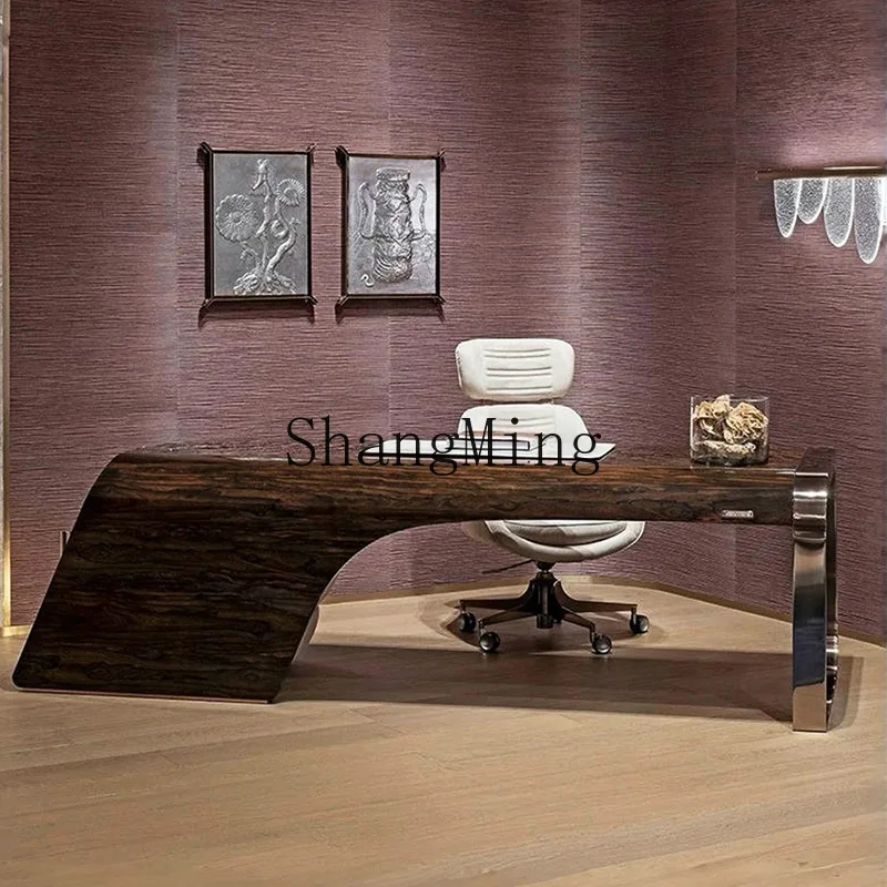 Sm Solid Wood Desk … - image