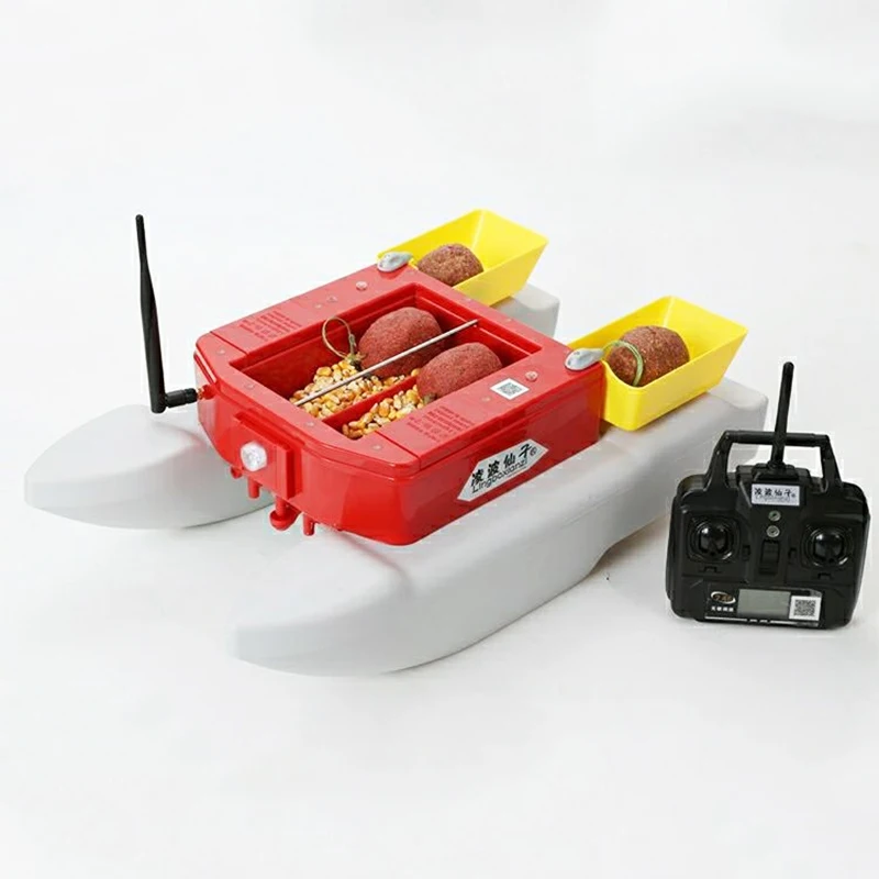 

Catamaran Nesting Boat 500 Meters 3 Warehouses Rc Fishing Hook Delivery Wireless Smart Baiting Boat Automatic Nesting Device