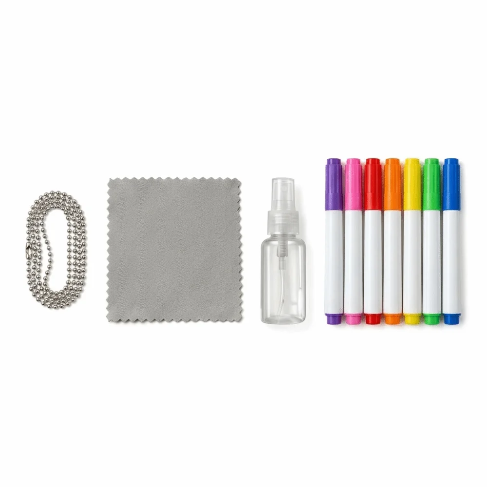 Rechargeable LED Light Drawing Board Acrylic Panel Smooth Surface Rechargeable Acrylic Message Board Type-C Charging