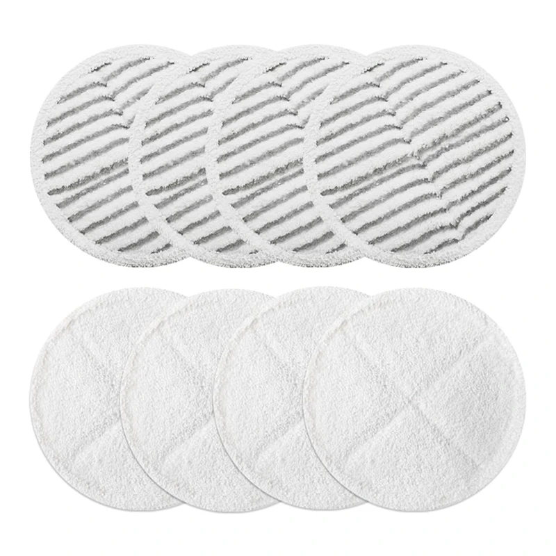 New 8 Pack Spinwave Mop Pads For Bissell Spinwave 2039A 2124 For Hardwood Floor Cleaning Spin Replacement Mop Pads