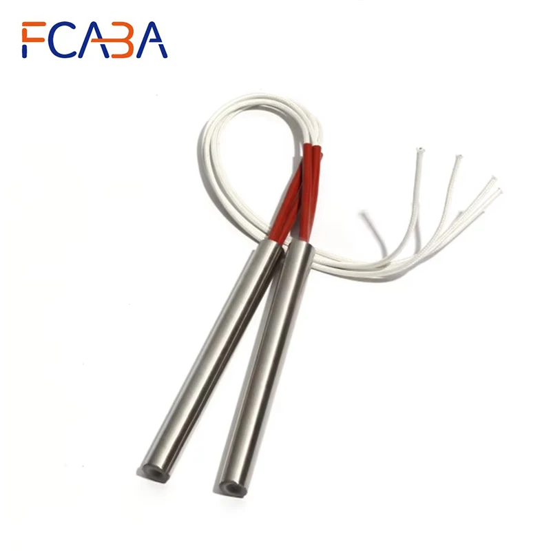 5PCS 16mm Diameter 165~185mm Length 304SS Single Head Dual Heating Tube 820/850/870/900/920W Cartridge Heater Resistance Element
