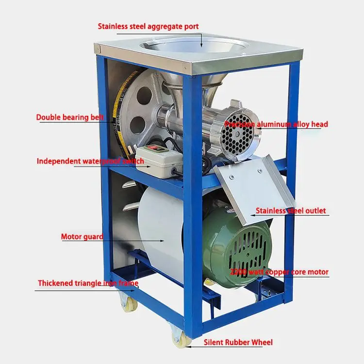 Industrial Meat Grinder/ Mangler/ Meat Mincer/ Screw Meat Grinder Mincing Machine