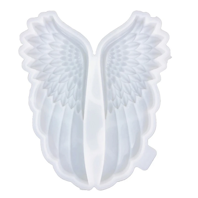 Angel Wing Shaped Decorations Mold Silicone Epoxy Mould for Artistic Sculptures Wall Hangings Molds Customizable Jewelry