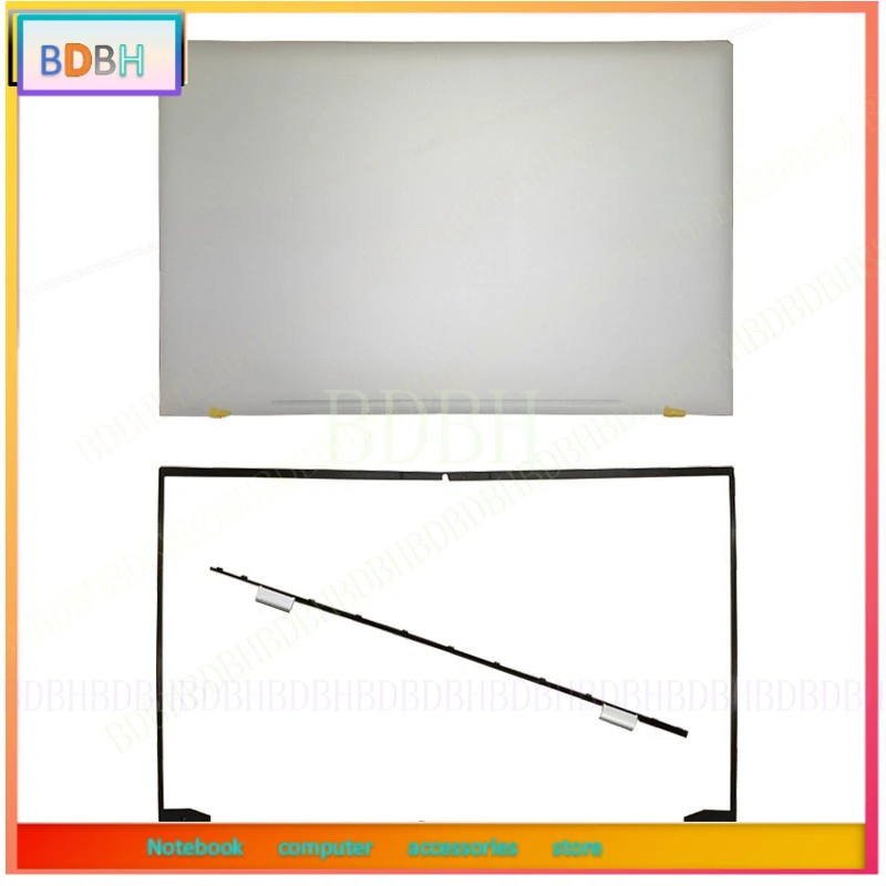 

New For HP ENVY 17-CE TPN-W145 Laptop LCD Back Cover Front Bezel Hinges Silver