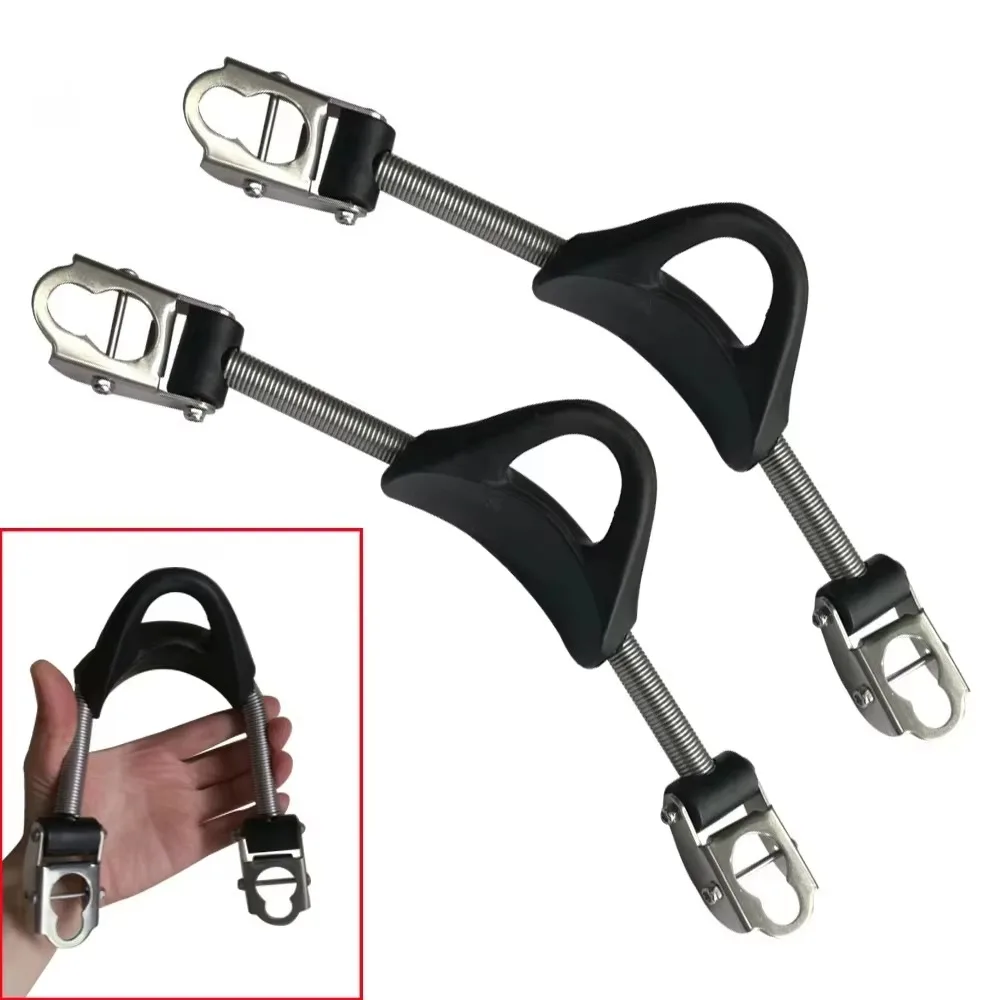 

2PCS Scuba Diving Stainless Steel Spring Fin Straps for standard Fins Diver Heel Straps gear