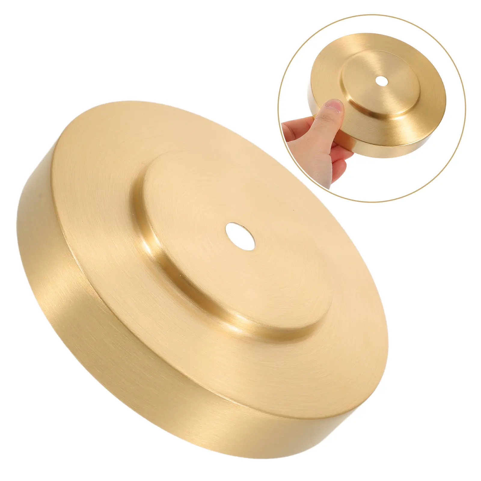 

Металлическое круглое основание-подставка для настольной лампы, подставка для поделок, декоративная основа для светильника, диаметр отверстия 10 мм, подходит для гостиной