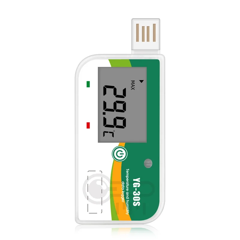 A003 180 วัน USB เครื่องบันทึกข้อมูลอุณหภูมิ Data Logger แบบใช้แล้วทิ้งรายงาน PDF 35000 จุด Datalogger สําหรับการขนส่งโซ่เย็น