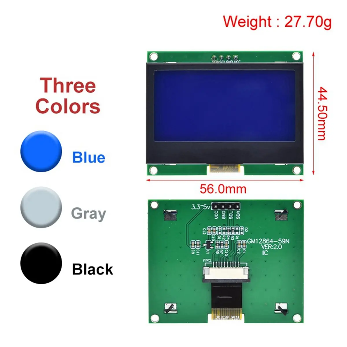 12864 Iic Lcd Modul…
