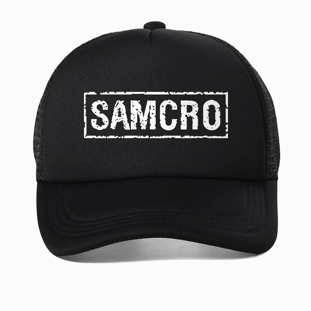 

SAMCRO Baseball Cap Casual mesh breathable Snapback Hat Fashion High Quality Racing Motorcycle Sport hats