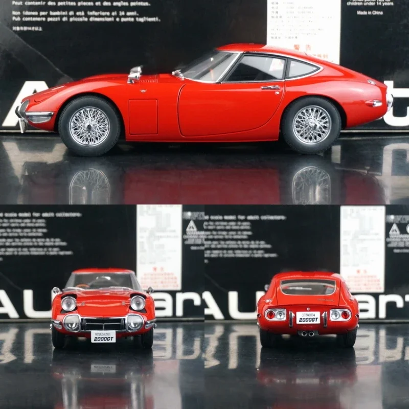 

Модель автомобиля Autoart 1:18 2000GT, красная, имитационная, лимитированная серия, полностью открывающаяся, из металлического сплава, статическая, игрушка-подарок