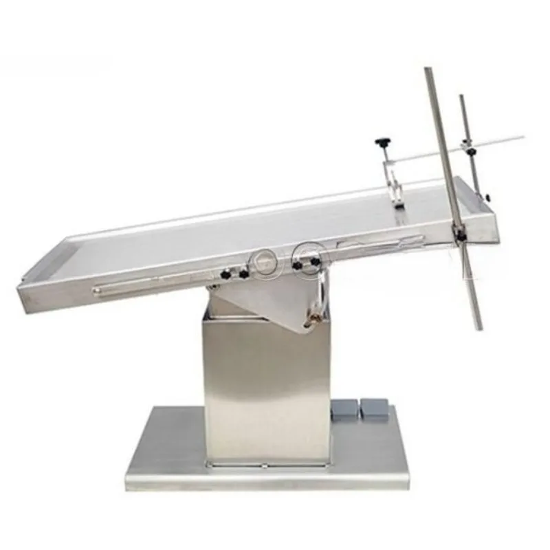 Customized Veterinary 304 Stainless Steel Animal Dissection Autopsy Embalming Table with Temperature Controlled